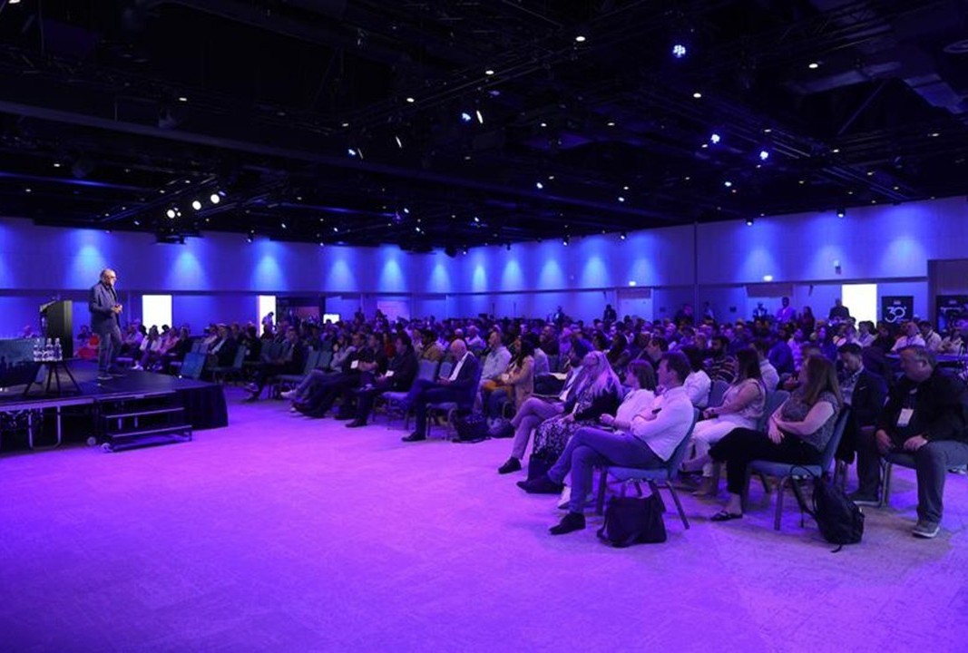 public in a conference room